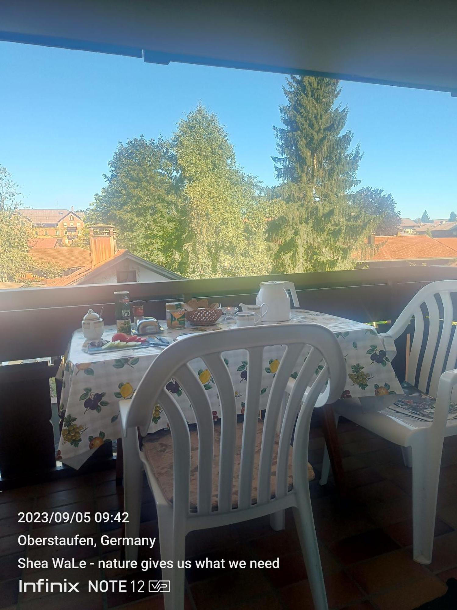 Allgaeu Vibes - Fusslaeufige Erreichbarkeit Vom Bahnhof, Mit Aussicht, Wettergeschuetzter Balkon Oberstaufen Exteriör bild