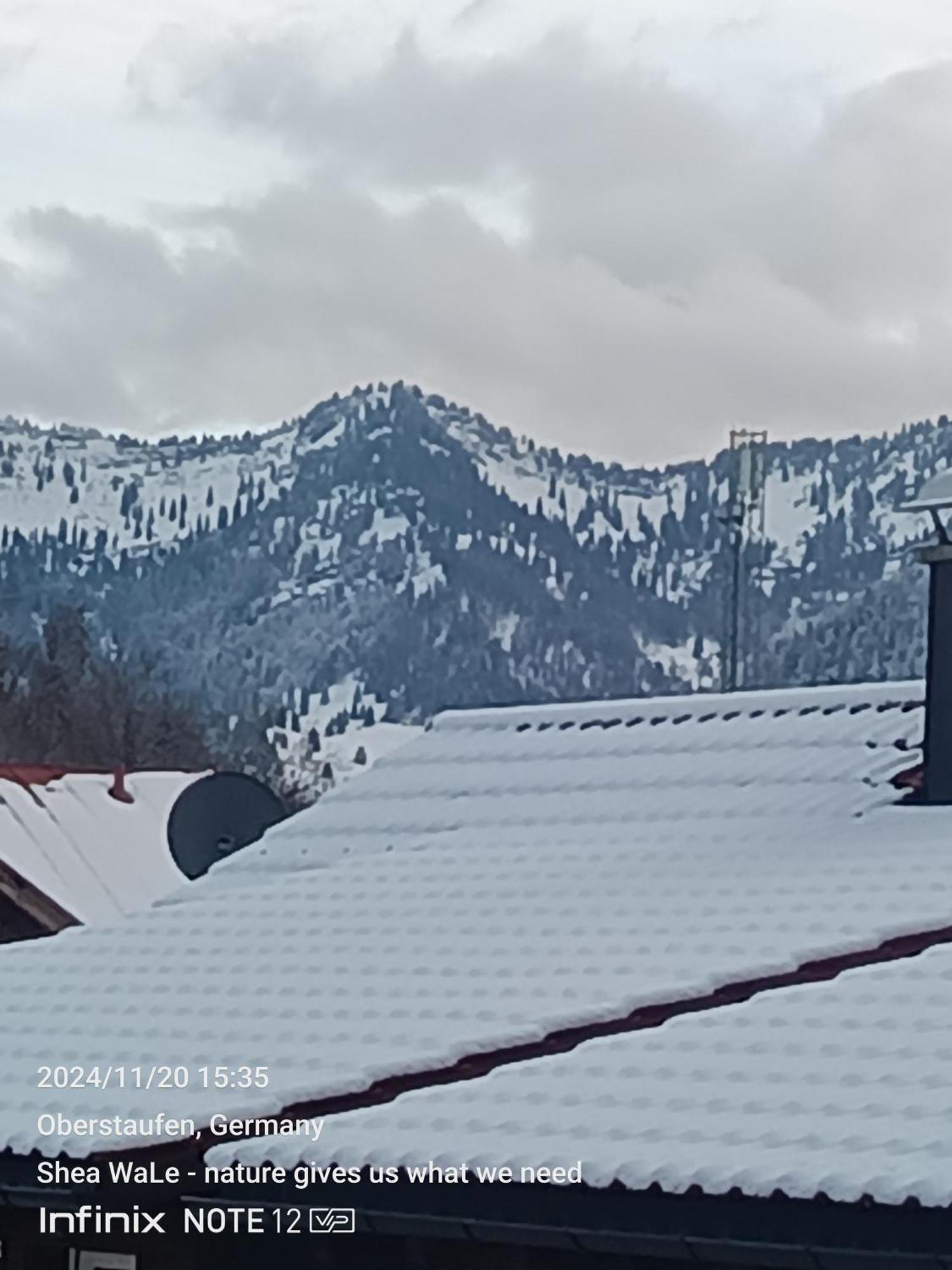 Allgaeu Vibes - Fusslaeufige Erreichbarkeit Vom Bahnhof, Mit Aussicht, Wettergeschuetzter Balkon Oberstaufen Exteriör bild